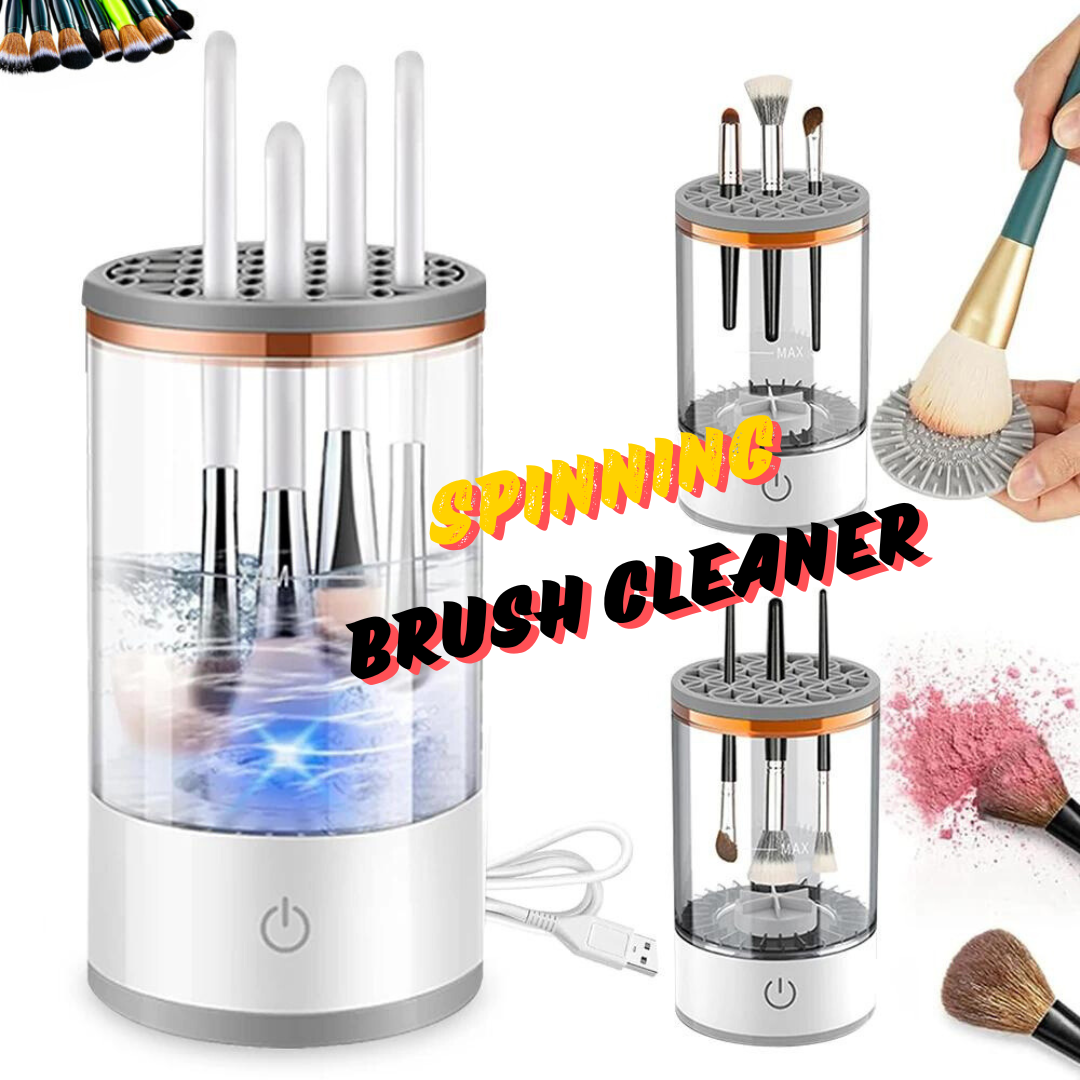 Automatic Spinning Makeup Brush Cleaner 3 in 1 Dryer Storage Tool #16