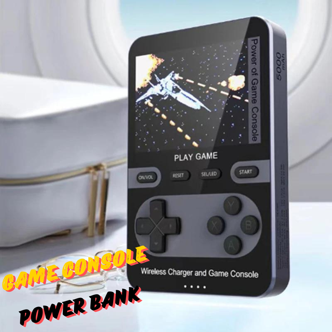 2-In-1 Retro Game Console Magnetic 15W Fast Wireless Power Bank 5000mAh #1