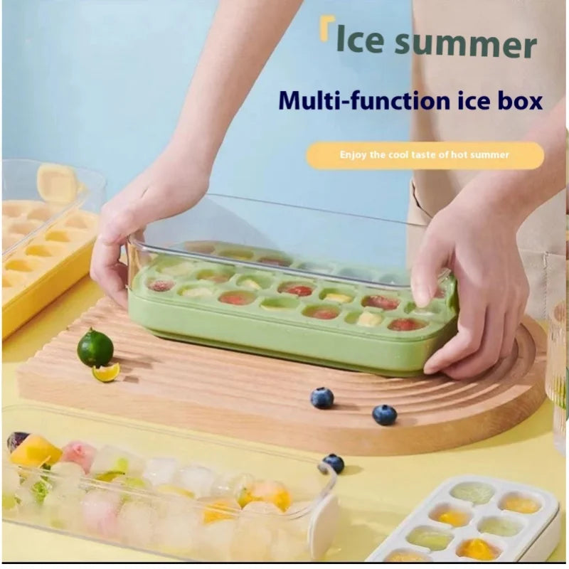 21 Grid Silicone Ice Cube Tray Mould #17