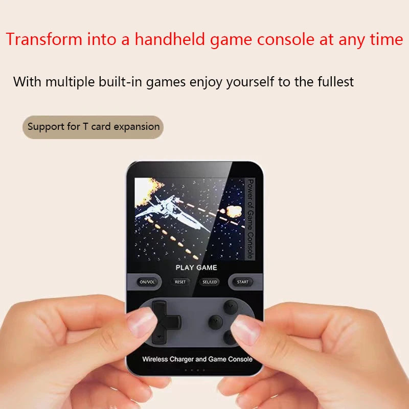 2-In-1 Retro Game Console Magnetic 15W Fast Wireless Power Bank 5000mAh #1