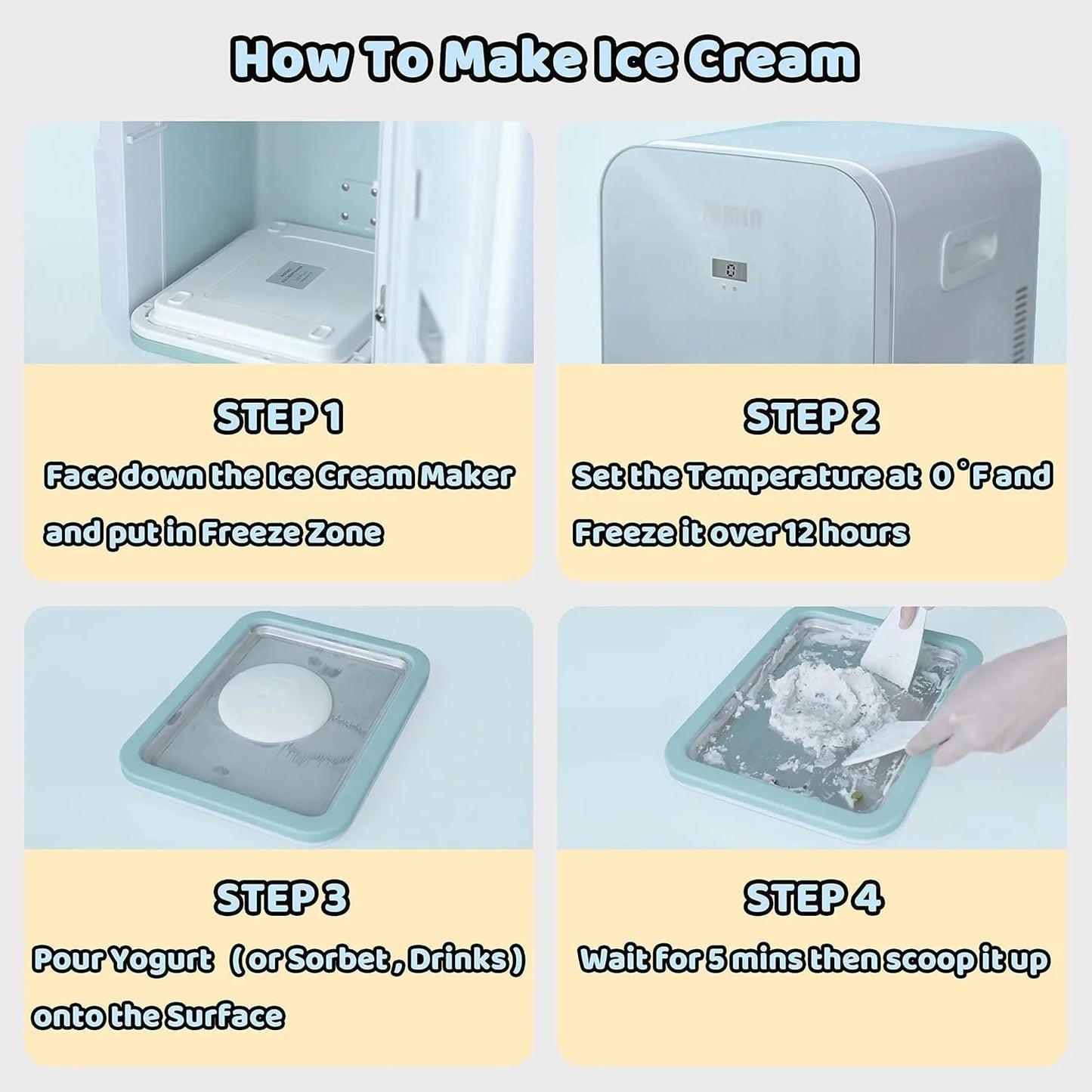 Ice Cream Maker Pan