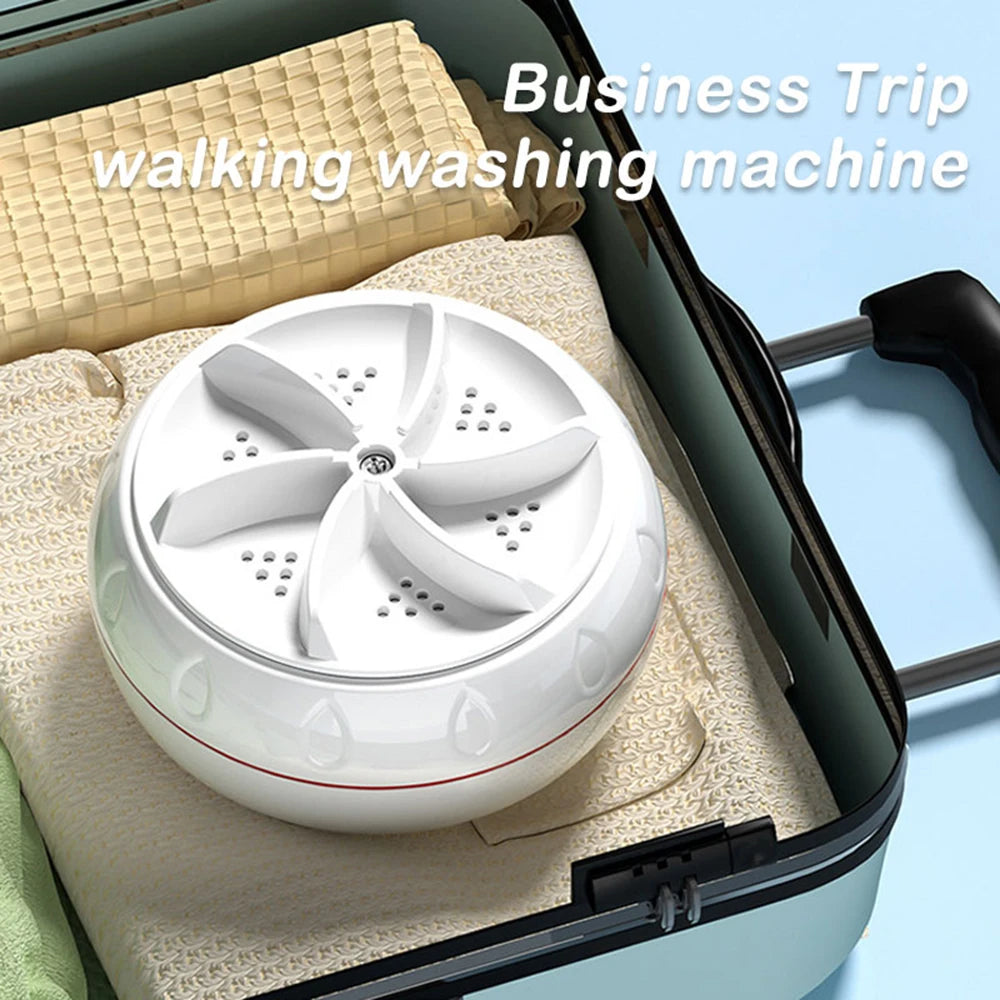 60W Portable Mini Turbo Washing Machine